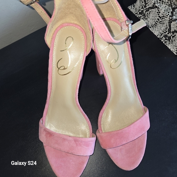 Sam Edelman Yaro Pink Suede Block Heel Sandal   6.5 NWOT💞 - Picture 9 of 10